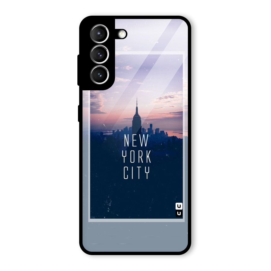 Sleepless City Glass Back Case for Galaxy S21 5G