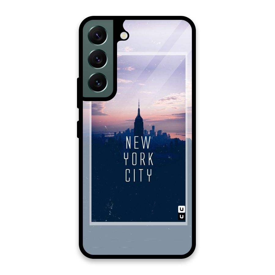 Sleepless City Glass Back Case for Galaxy S22 5G