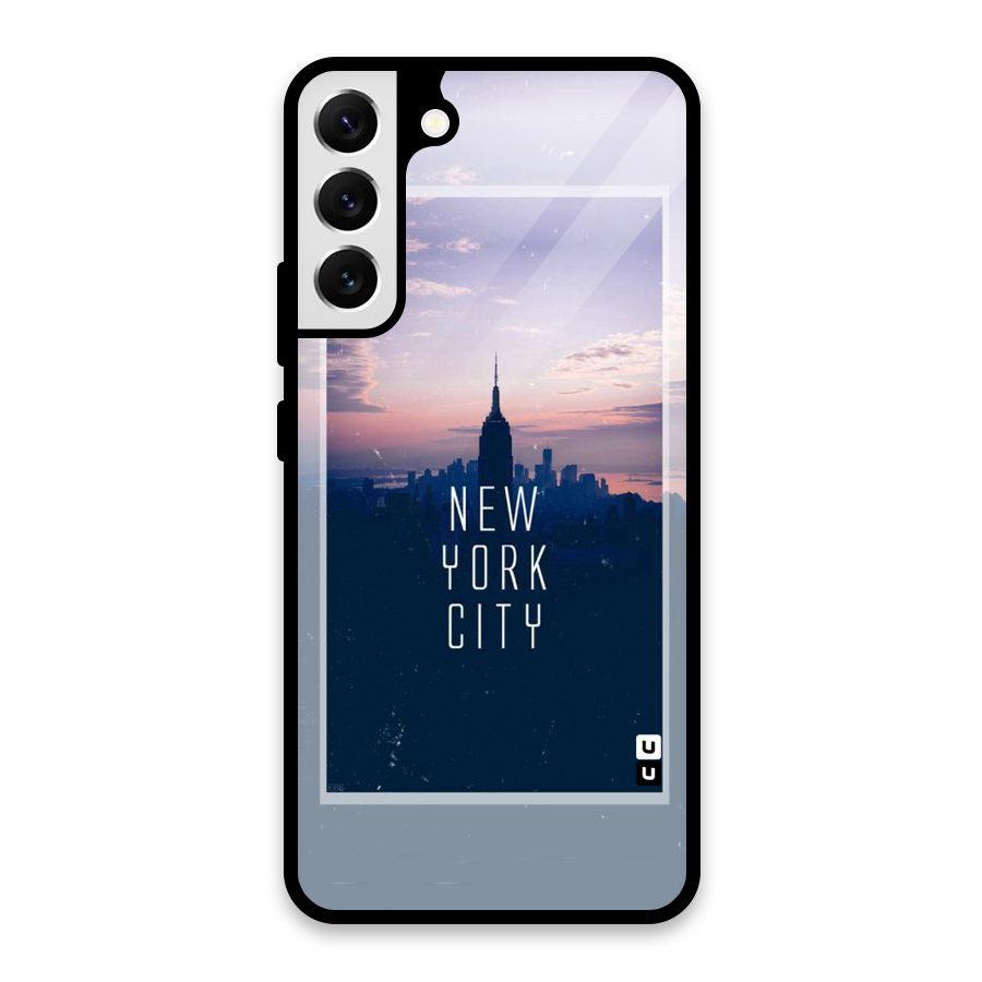 Sleepless City Glass Back Case for Galaxy S22 Plus 5G