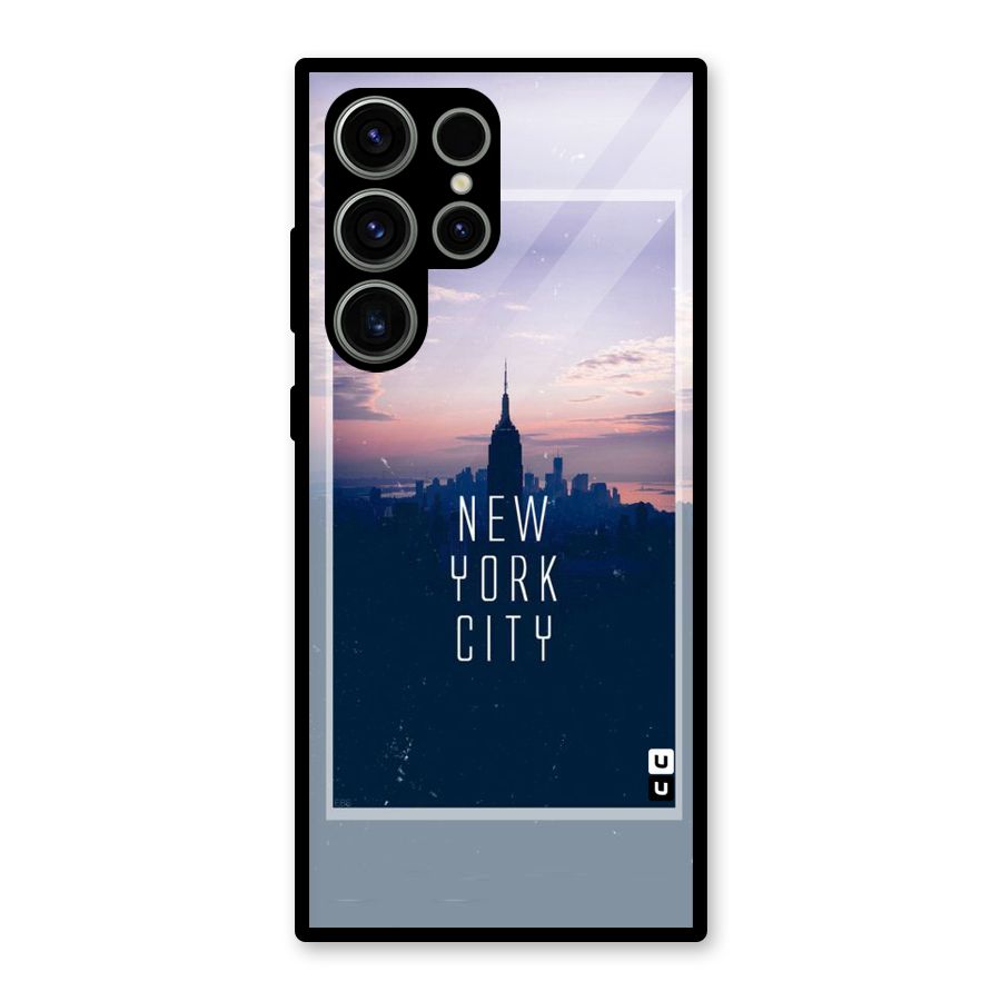 Sleepless City Glass Back Case for Galaxy S23 Ultra