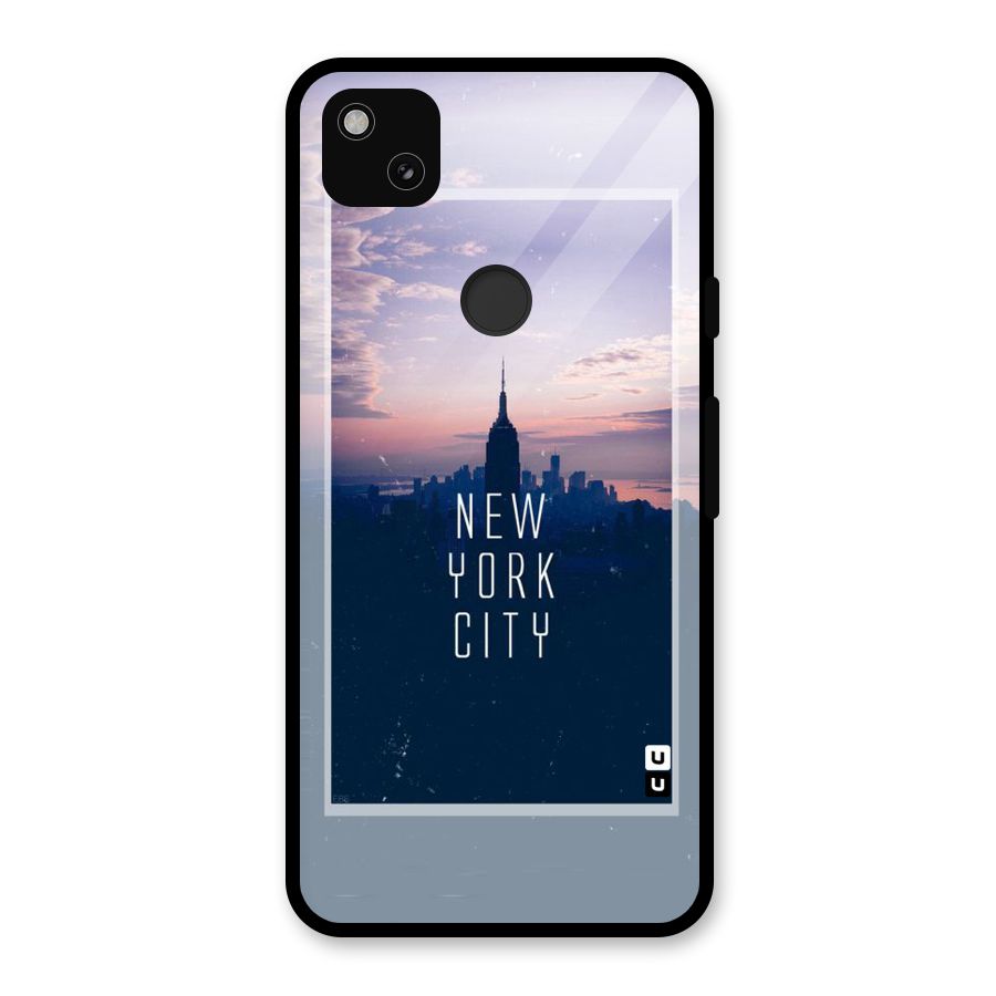 Sleepless City Glass Back Case for Google Pixel 4a