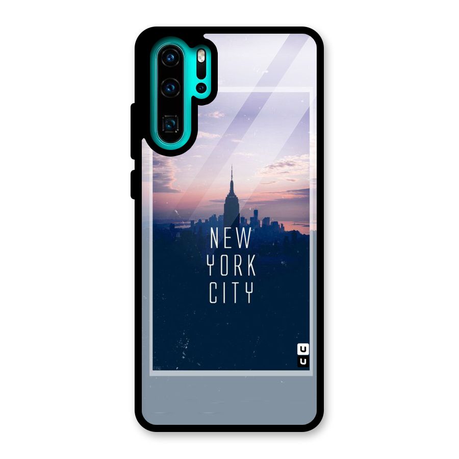 Sleepless City Glass Back Case for Huawei P30 Pro