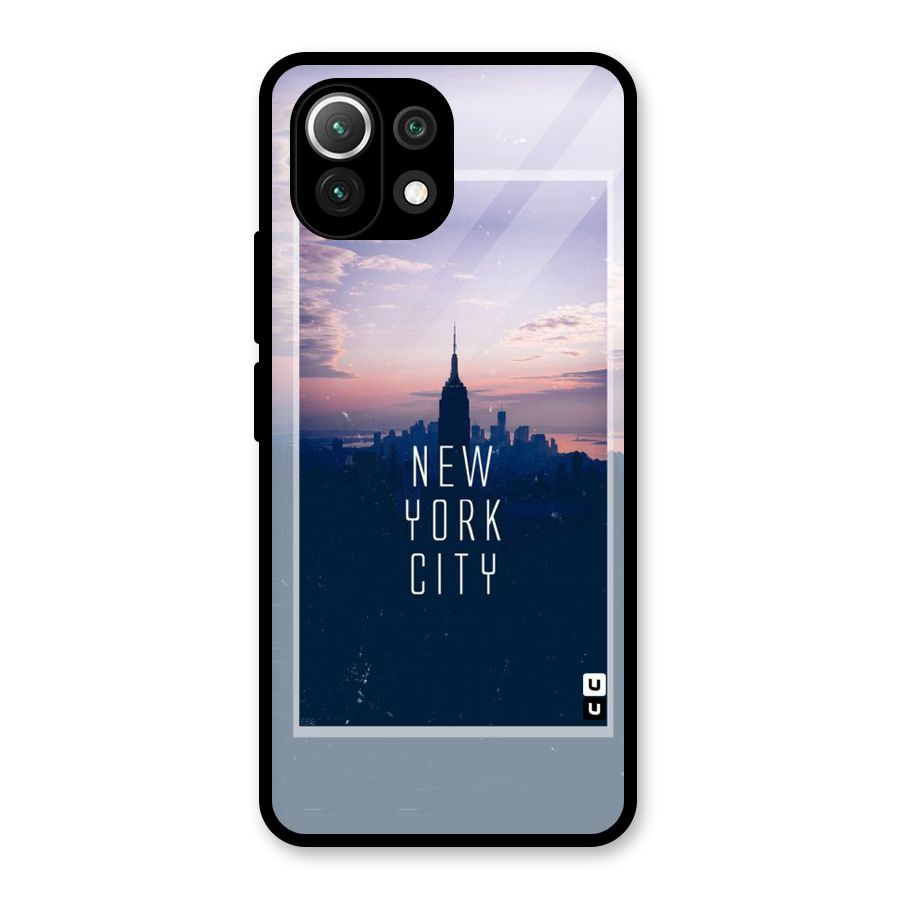 Sleepless City Glass Back Case for Mi 11 Lite NE 5G