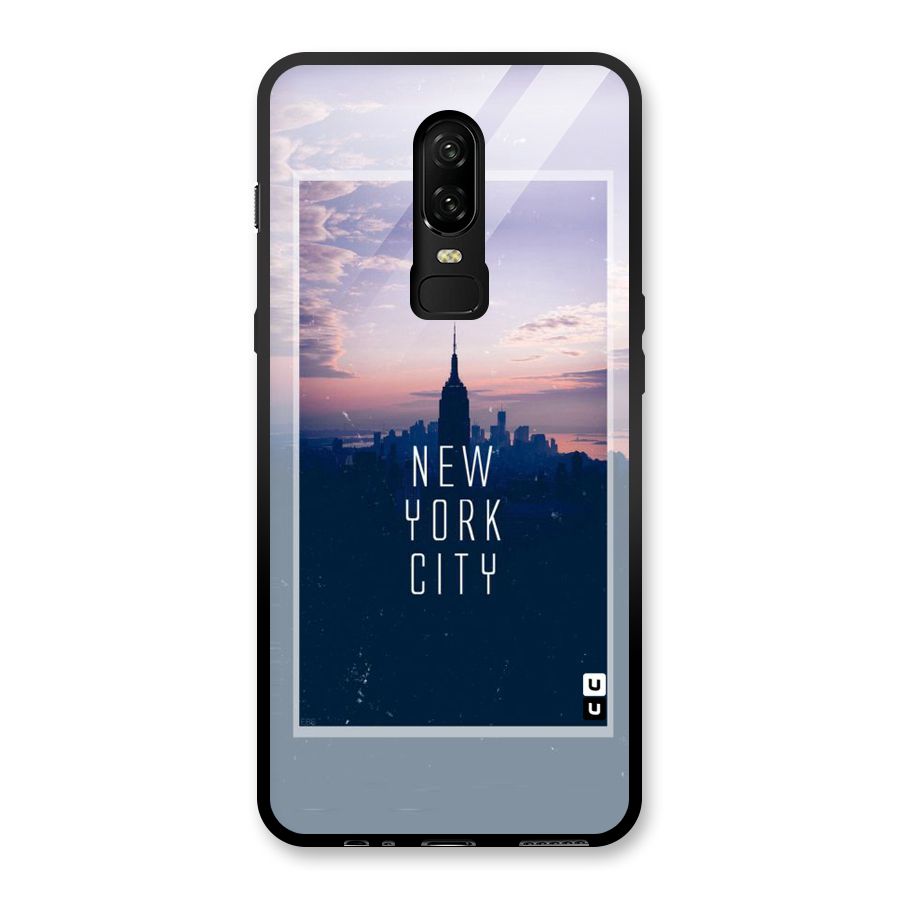 Sleepless City Glass Back Case for OnePlus 6