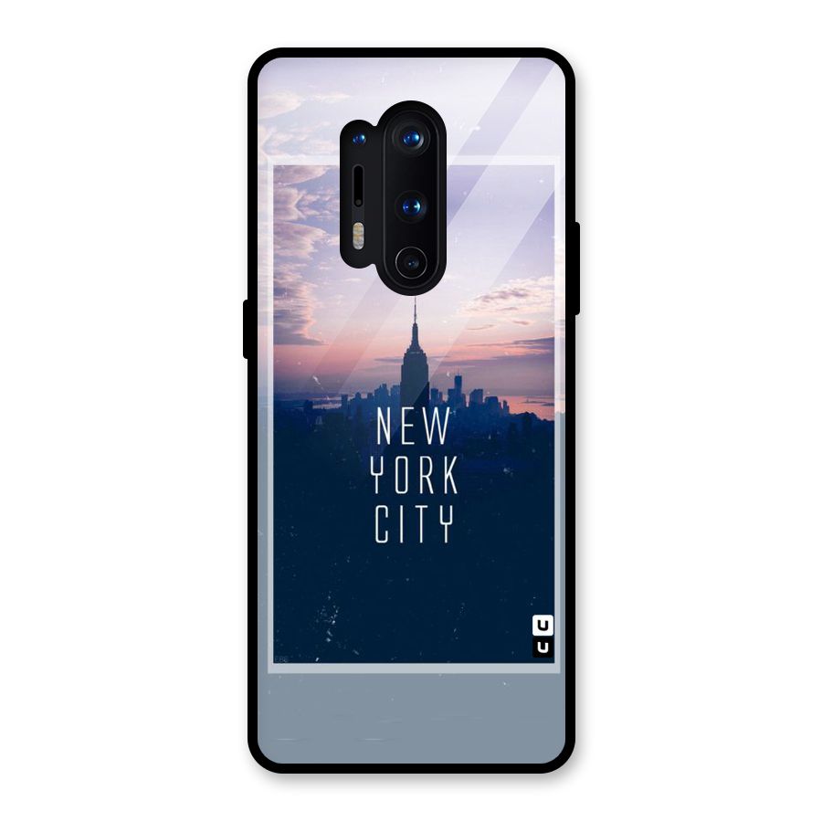 Sleepless City Glass Back Case for OnePlus 8 Pro