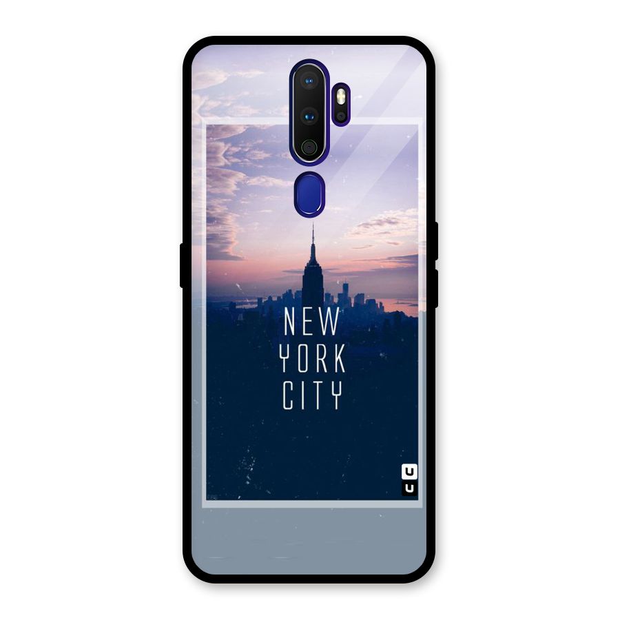 Sleepless City Glass Back Case for Oppo A9 (2020)