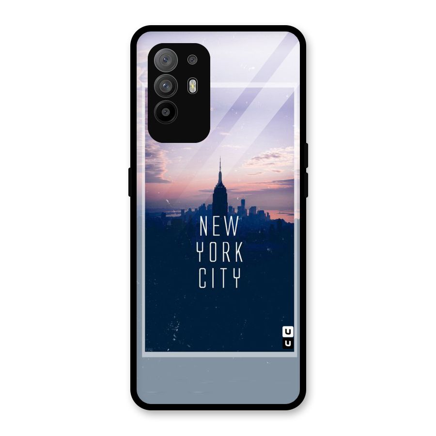 Sleepless City Glass Back Case for Oppo F19 Pro Plus 5G