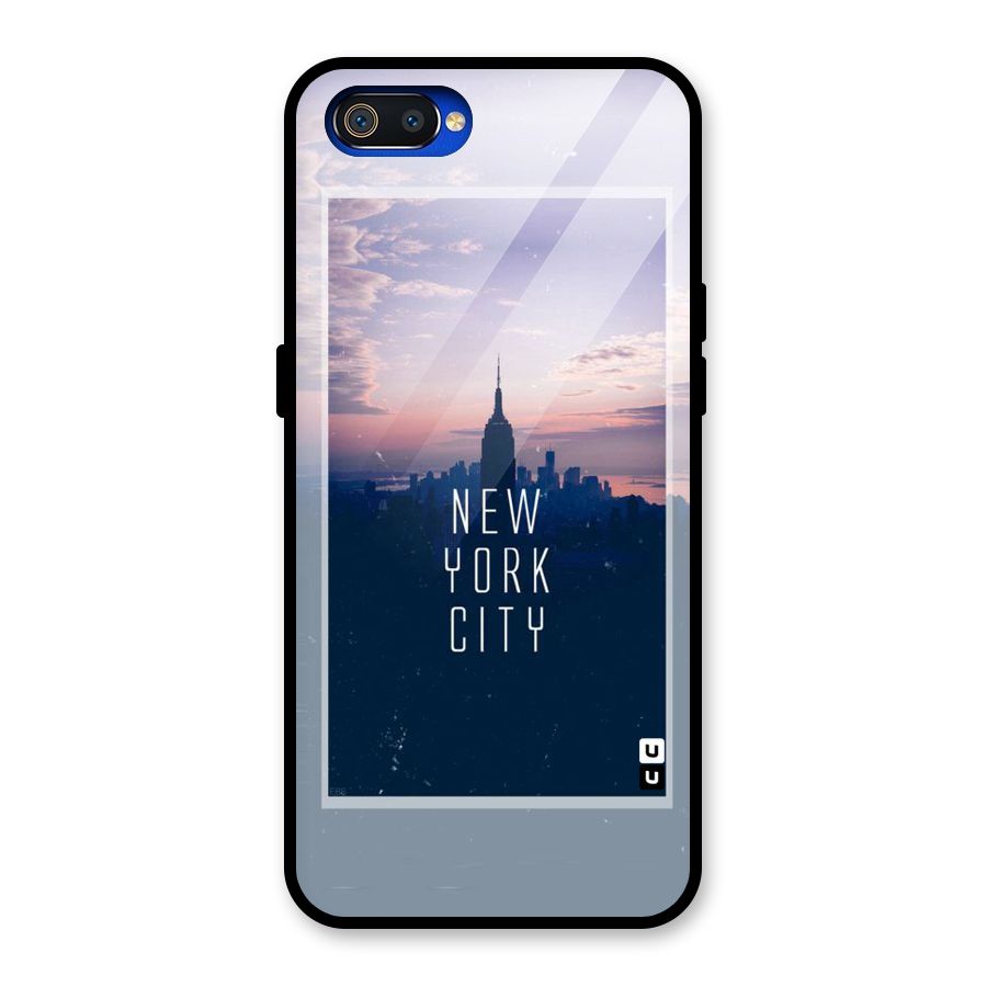 Sleepless City Glass Back Case for Realme C2