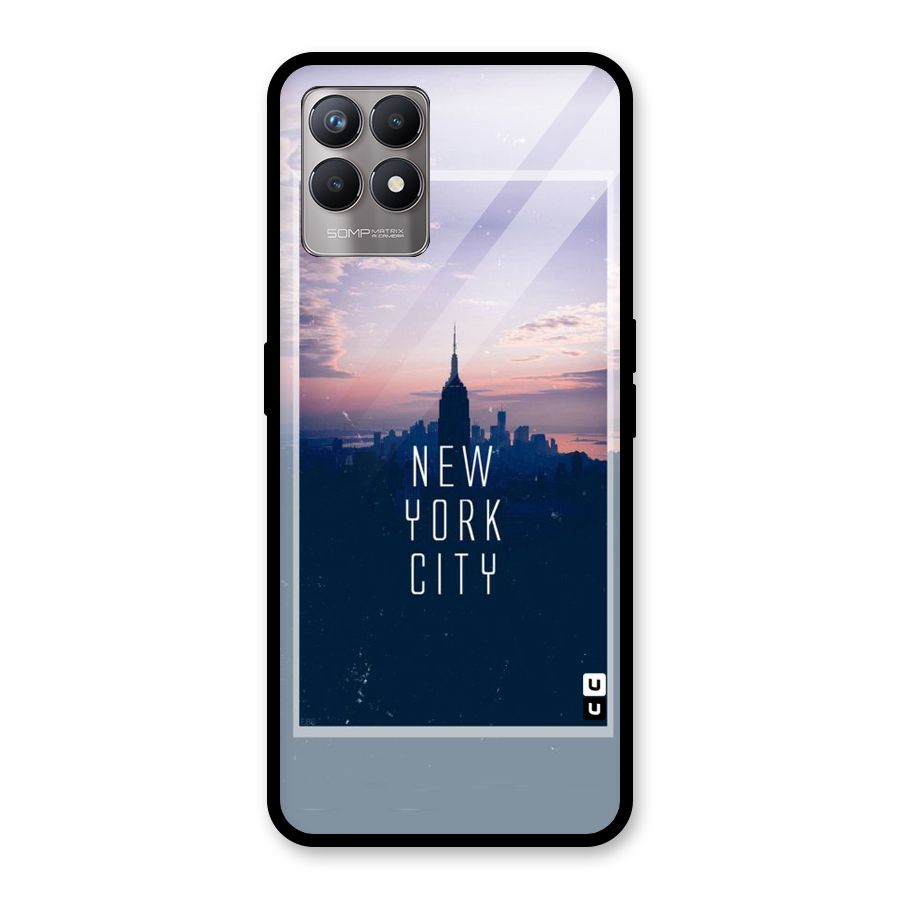 Sleepless City Glass Back Case for Realme Narzo 50