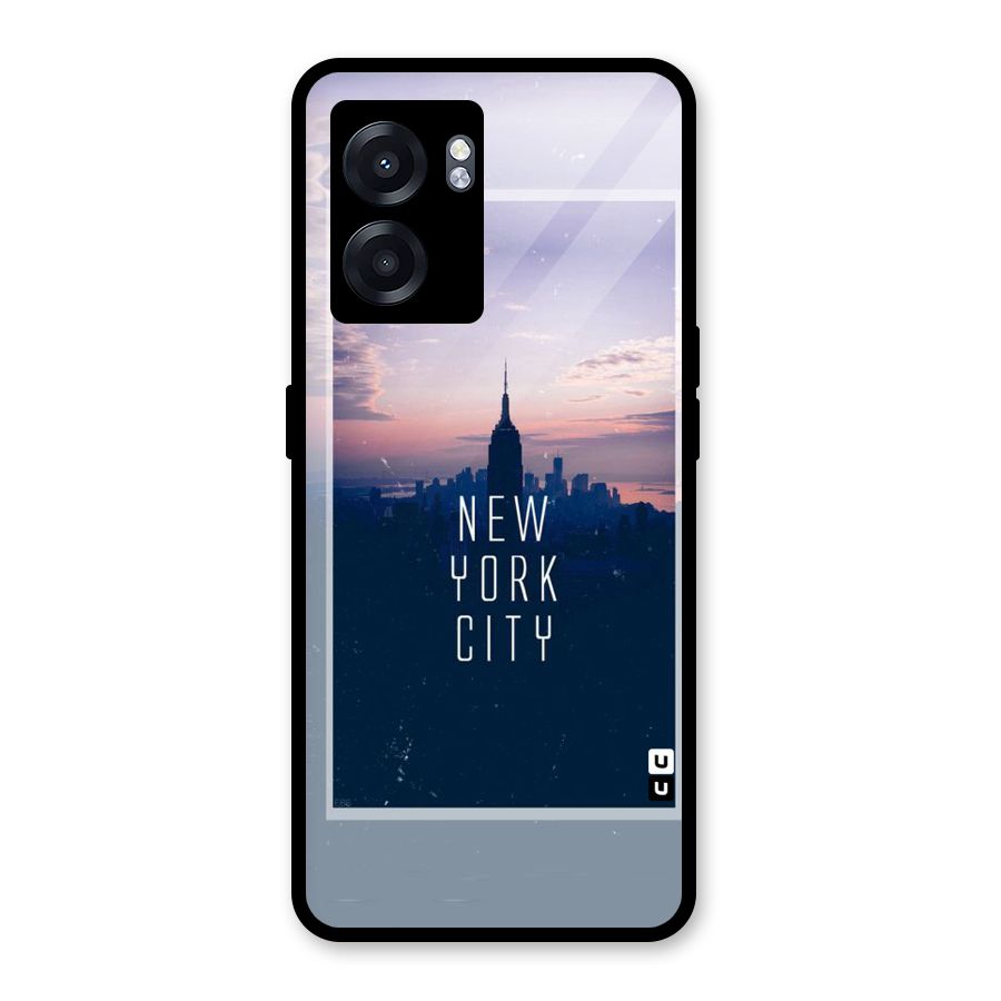 Sleepless City Glass Back Case for Realme Narzo 50 5G