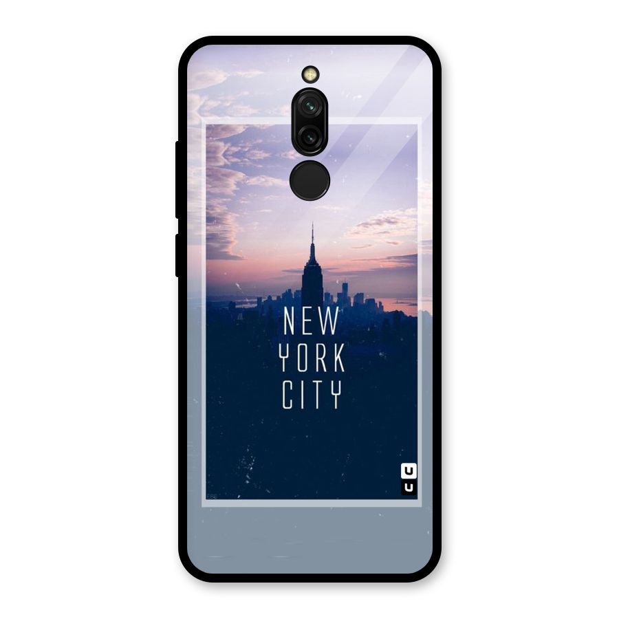 Sleepless City Glass Back Case for Redmi 8