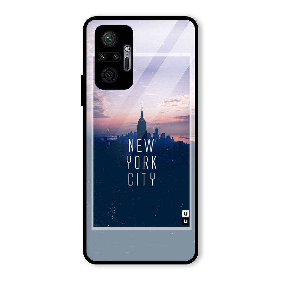 Sleepless City Glass Back Case for Redmi Note 10 Pro Max