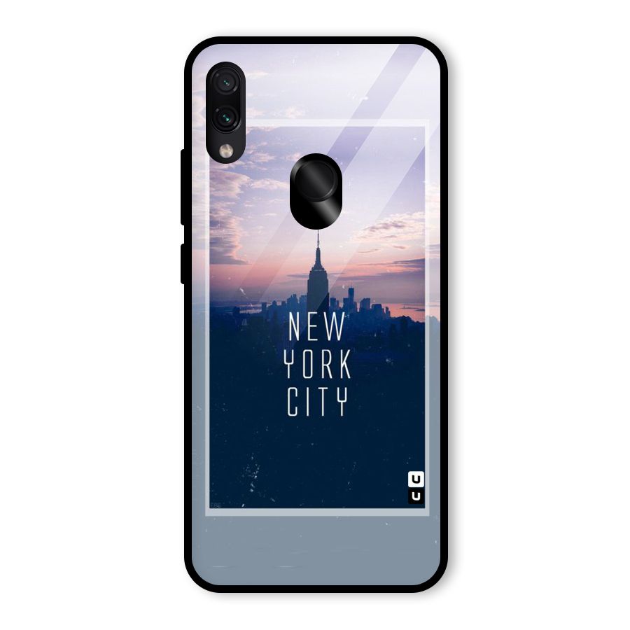 Sleepless City Glass Back Case for Redmi Note 7 Pro