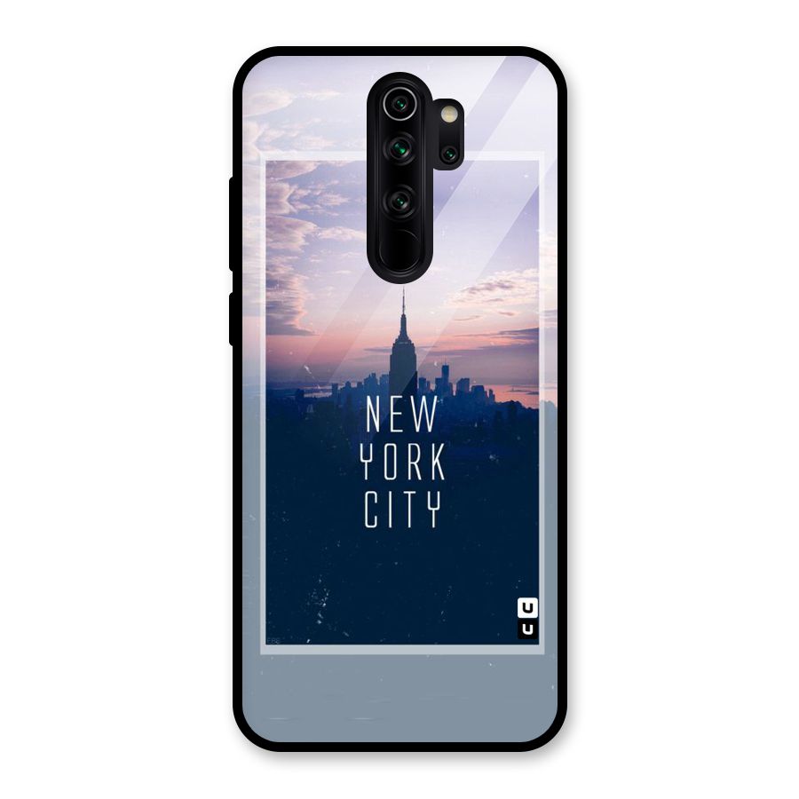 Sleepless City Glass Back Case for Redmi Note 8 Pro