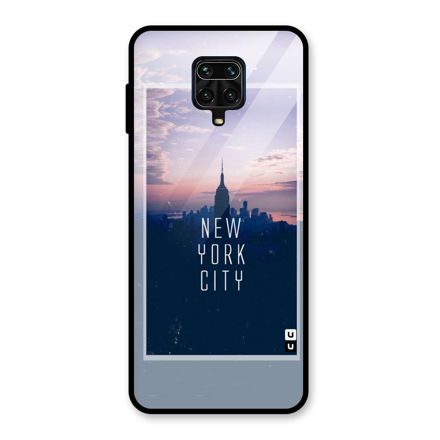 Sleepless City Glass Back Case for Redmi Note 9 Pro