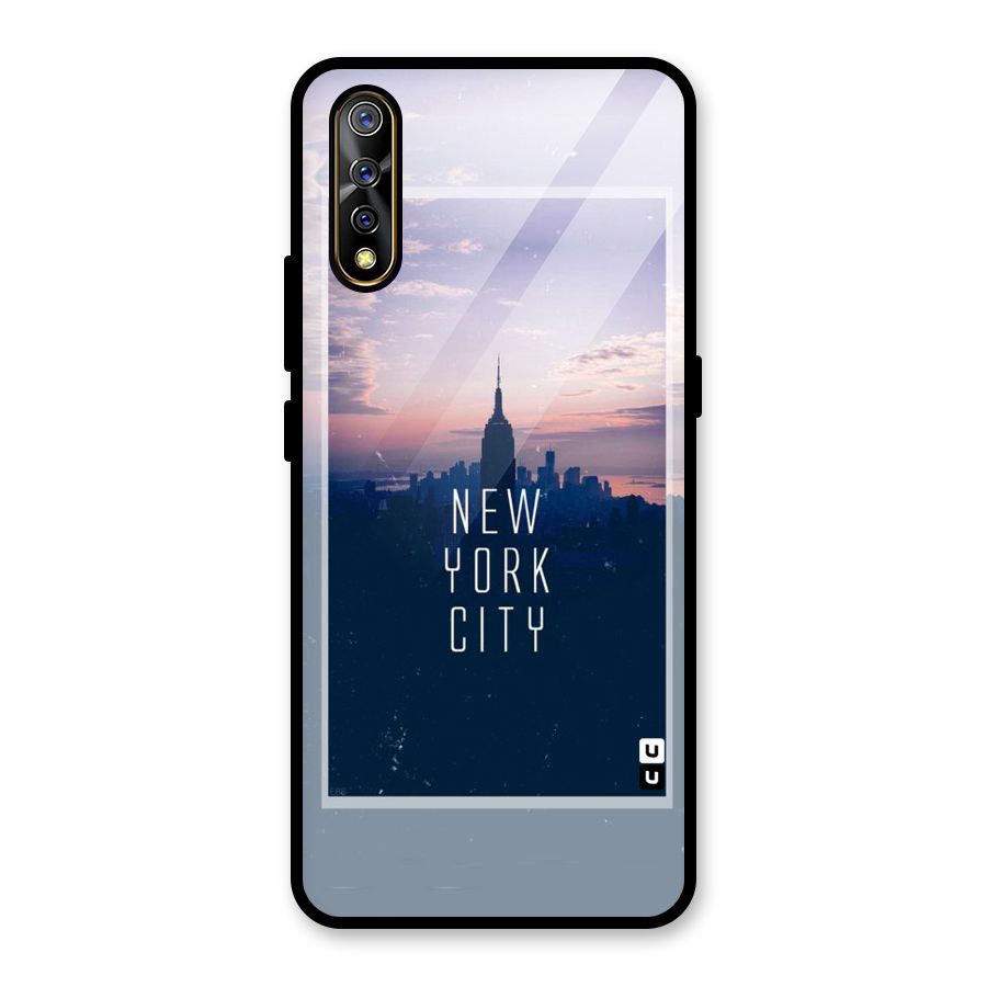 Sleepless City Glass Back Case for Vivo S1