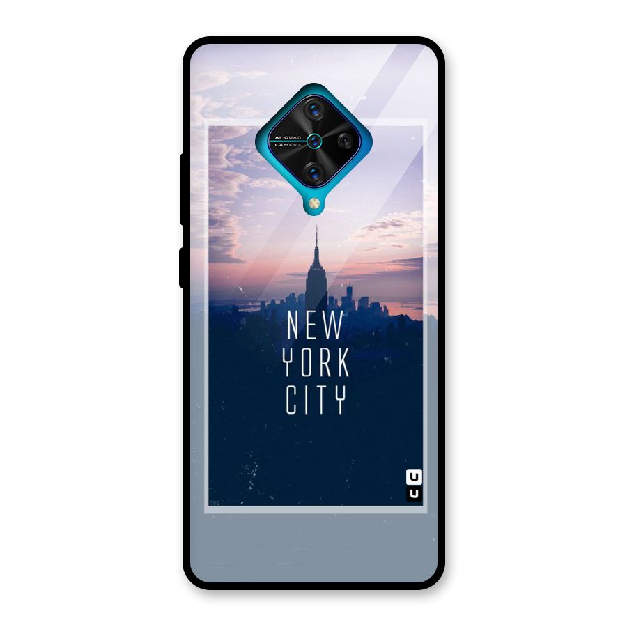 Sleepless City Glass Back Case for Vivo S1 Pro