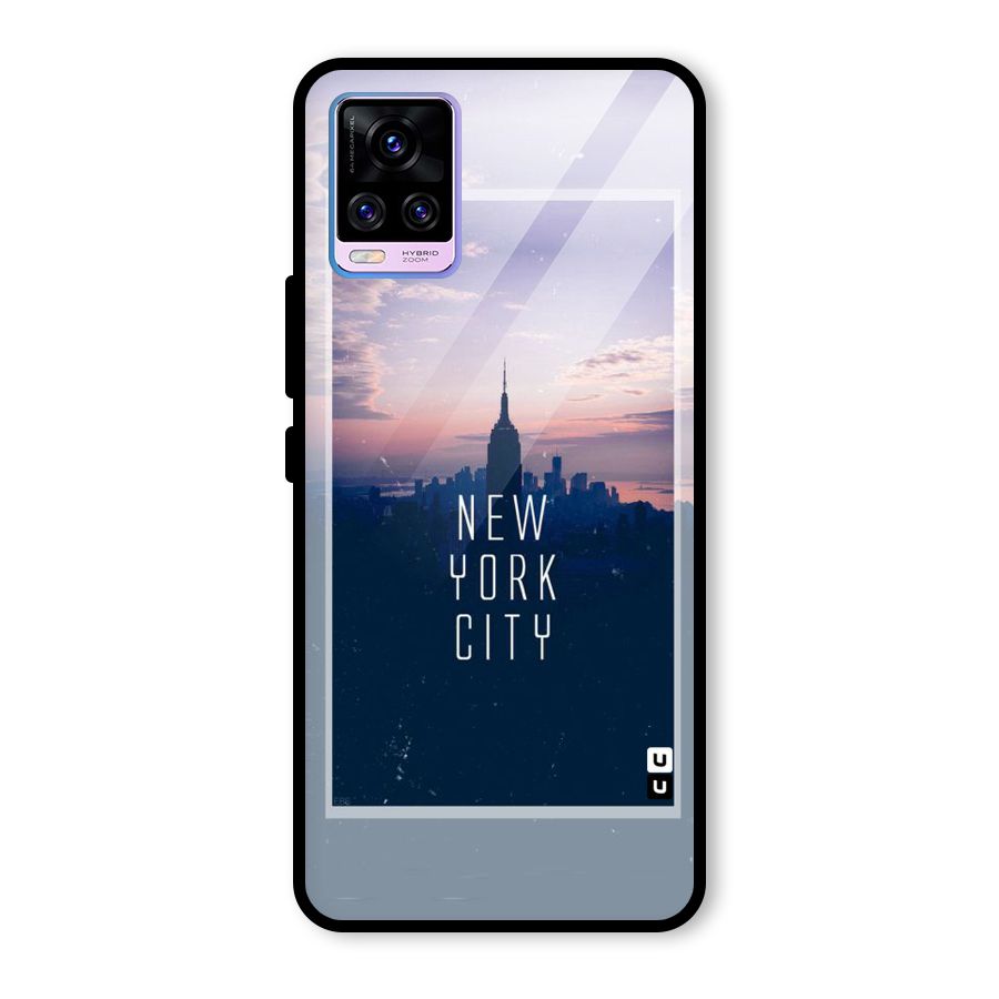 Sleepless City Glass Back Case for Vivo V20 Pro