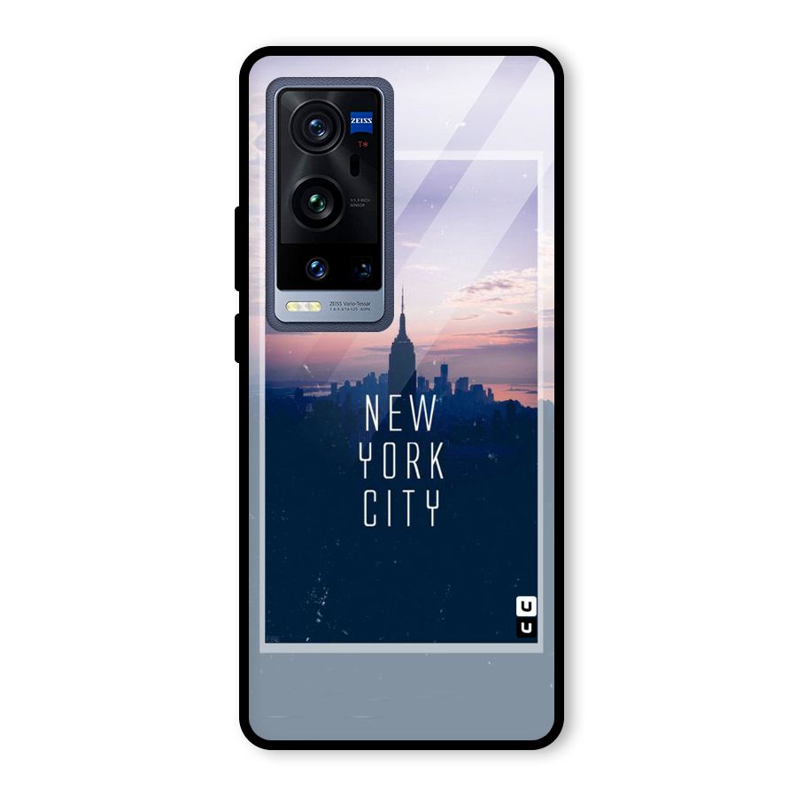 Sleepless City Glass Back Case for Vivo X60 Pro Plus