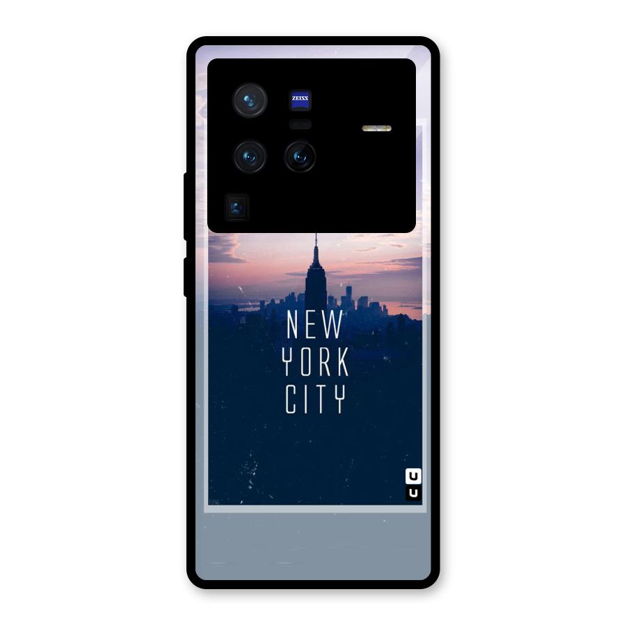 Sleepless City Glass Back Case for Vivo X80 Pro