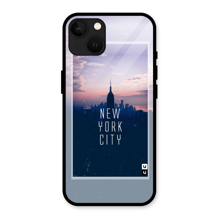 Sleepless City Glass Back Case for iPhone 13