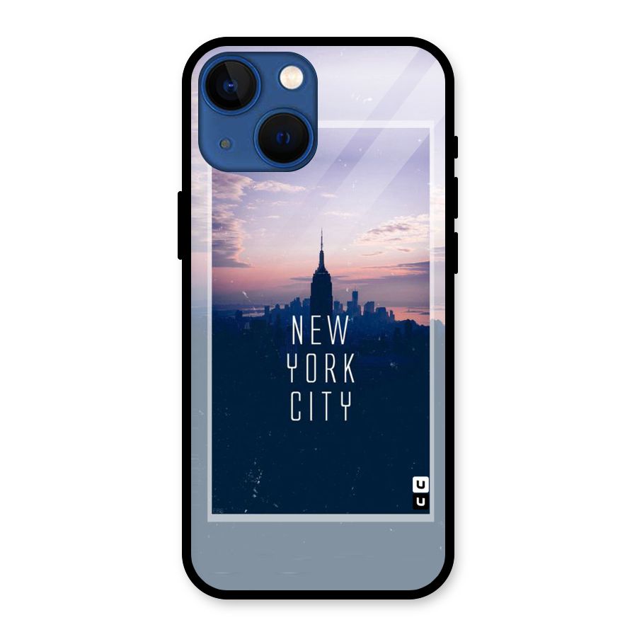 Sleepless City Glass Back Case for iPhone 13 Mini