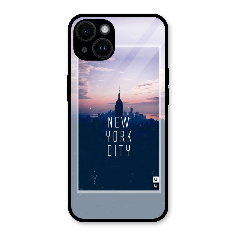 Sleepless City Glass Back Case for iPhone 14
