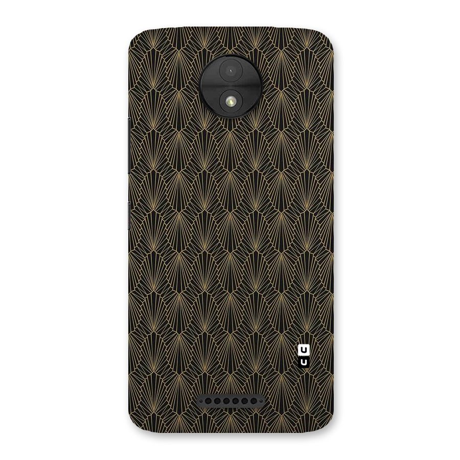 Small Hills Lines Back Case for Moto C