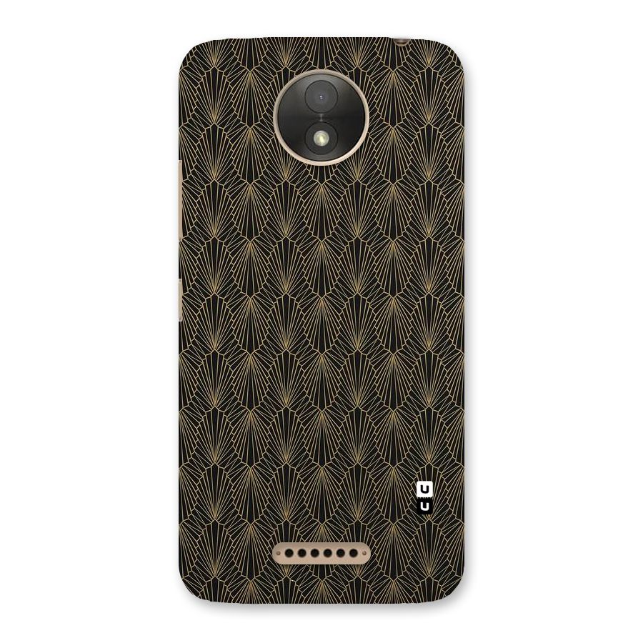Small Hills Lines Back Case for Moto C Plus