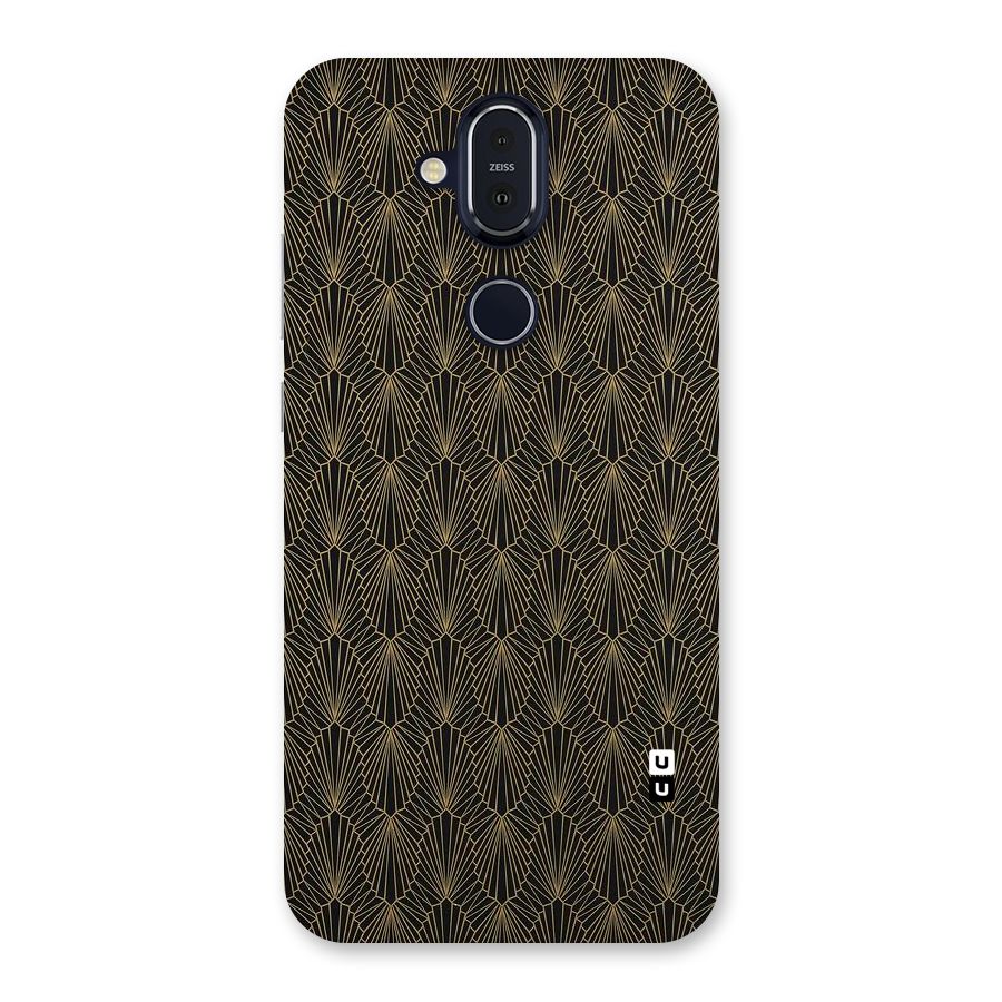 Small Hills Lines Back Case for Nokia 8.1