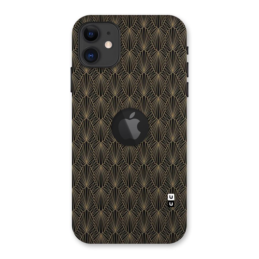 Small Hills Lines Back Case for iPhone 11 Logo Cut