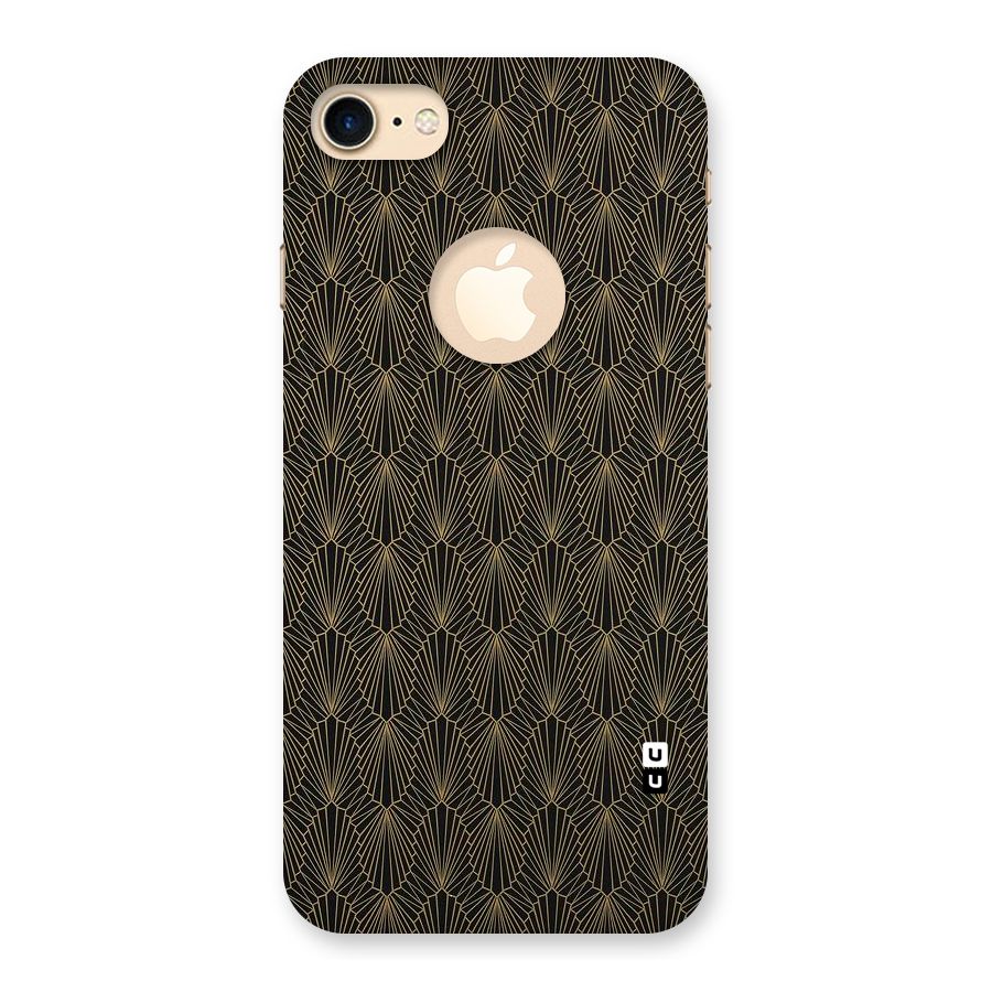 Small Hills Lines Back Case for iPhone 7 Logo Cut