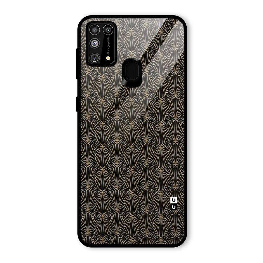 Small Hills Lines Glass Back Case for Galaxy F41