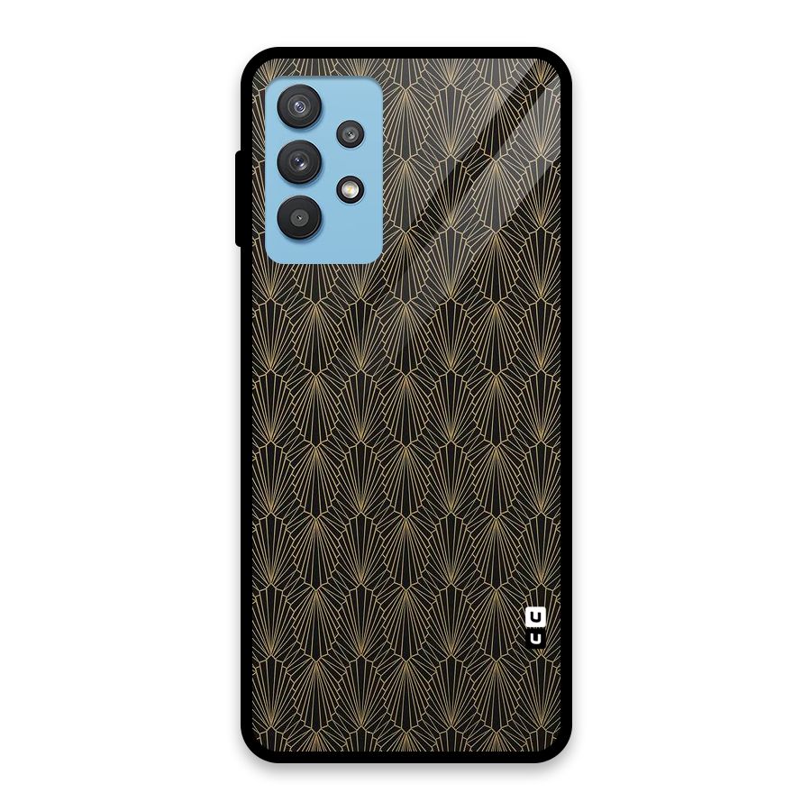 Small Hills Lines Glass Back Case for Galaxy M32 5G