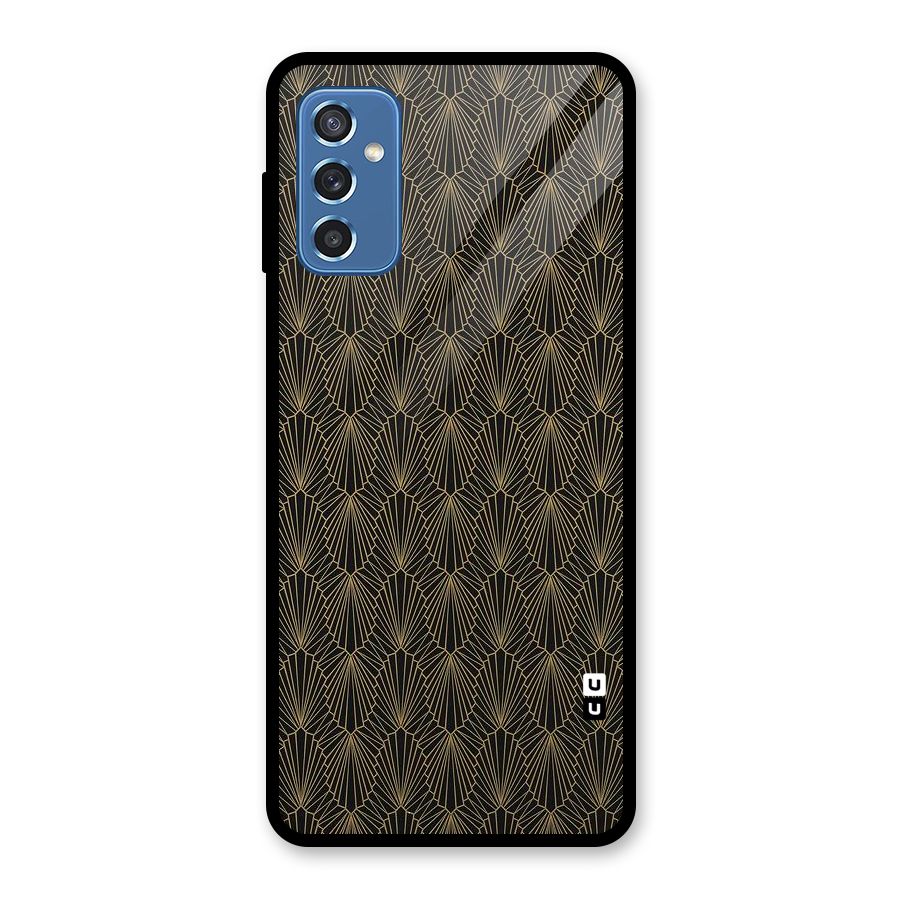 Small Hills Lines Glass Back Case for Galaxy M52 5G