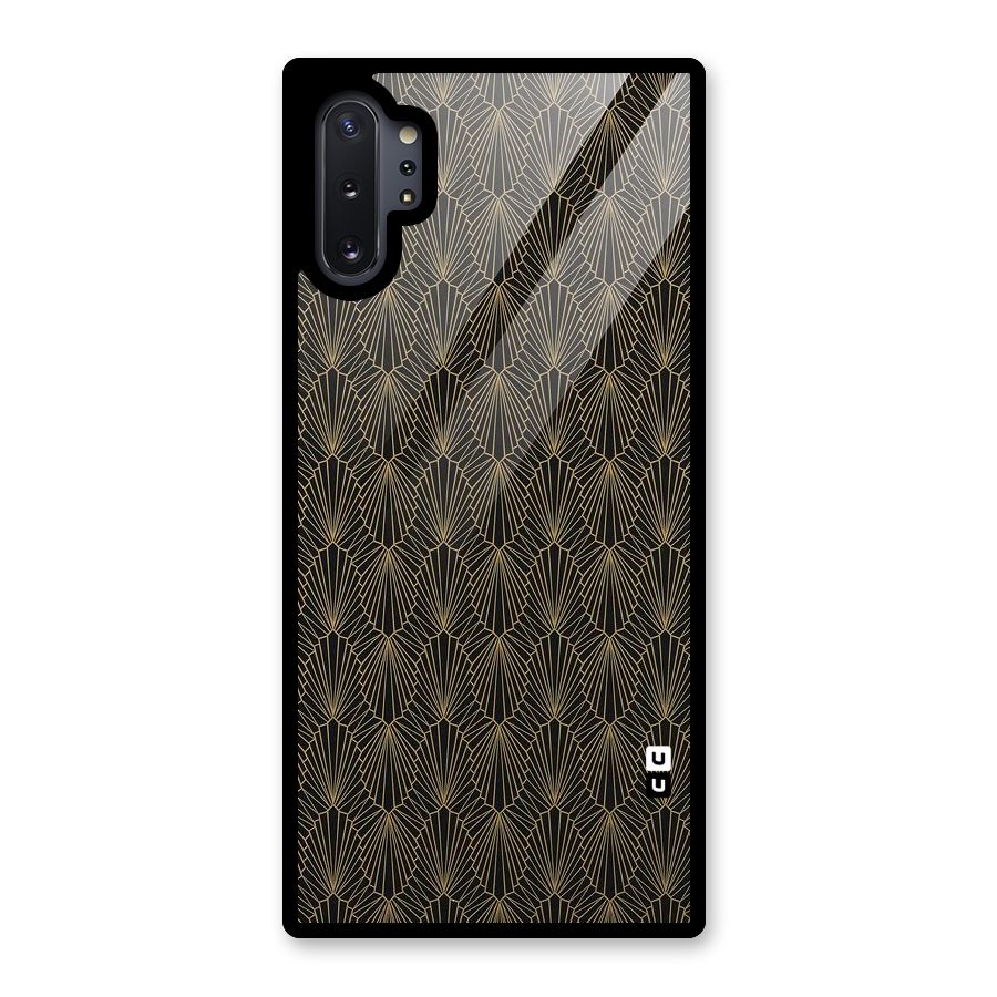 Small Hills Lines Glass Back Case for Galaxy Note 10 Plus