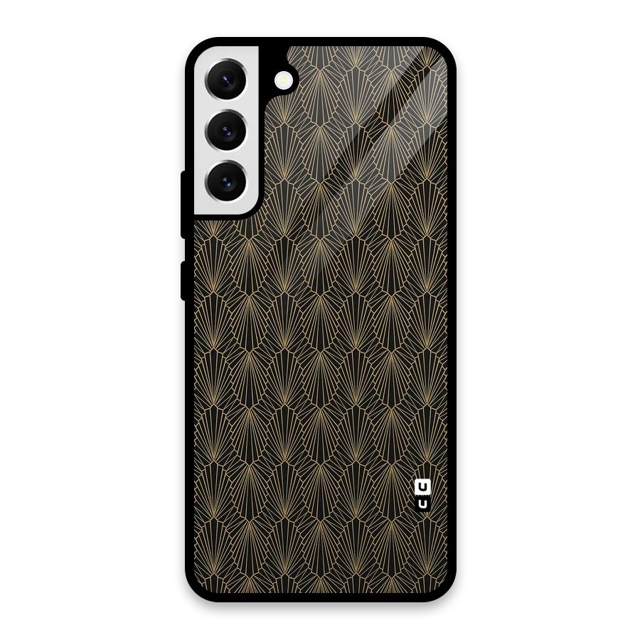 Small Hills Lines Glass Back Case for Galaxy S22 Plus 5G