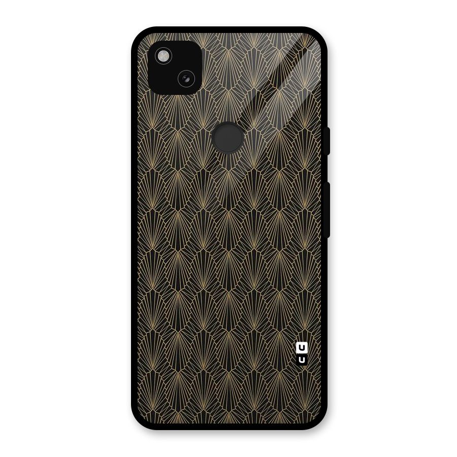 Small Hills Lines Glass Back Case for Google Pixel 4a