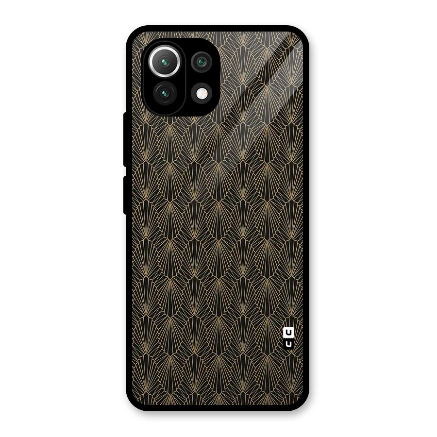 Small Hills Lines Glass Back Case for Mi 11 Lite NE 5G