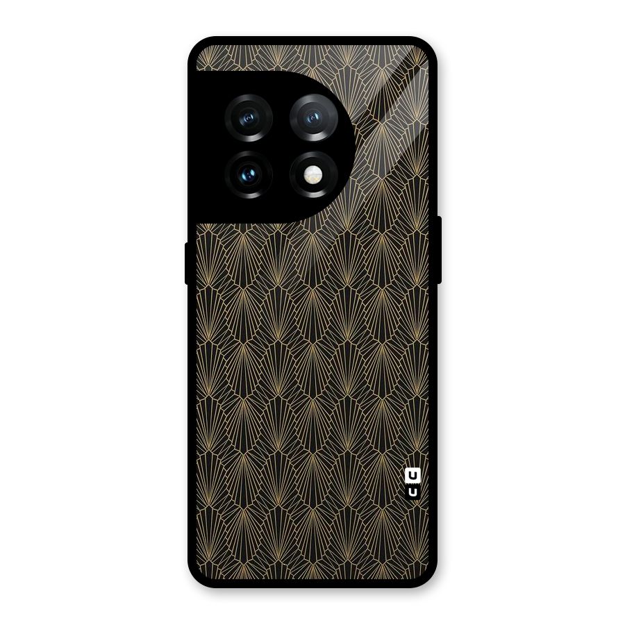 Small Hills Lines Glass Back Case for OnePlus 11
