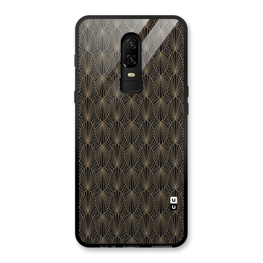 Small Hills Lines Glass Back Case for OnePlus 6