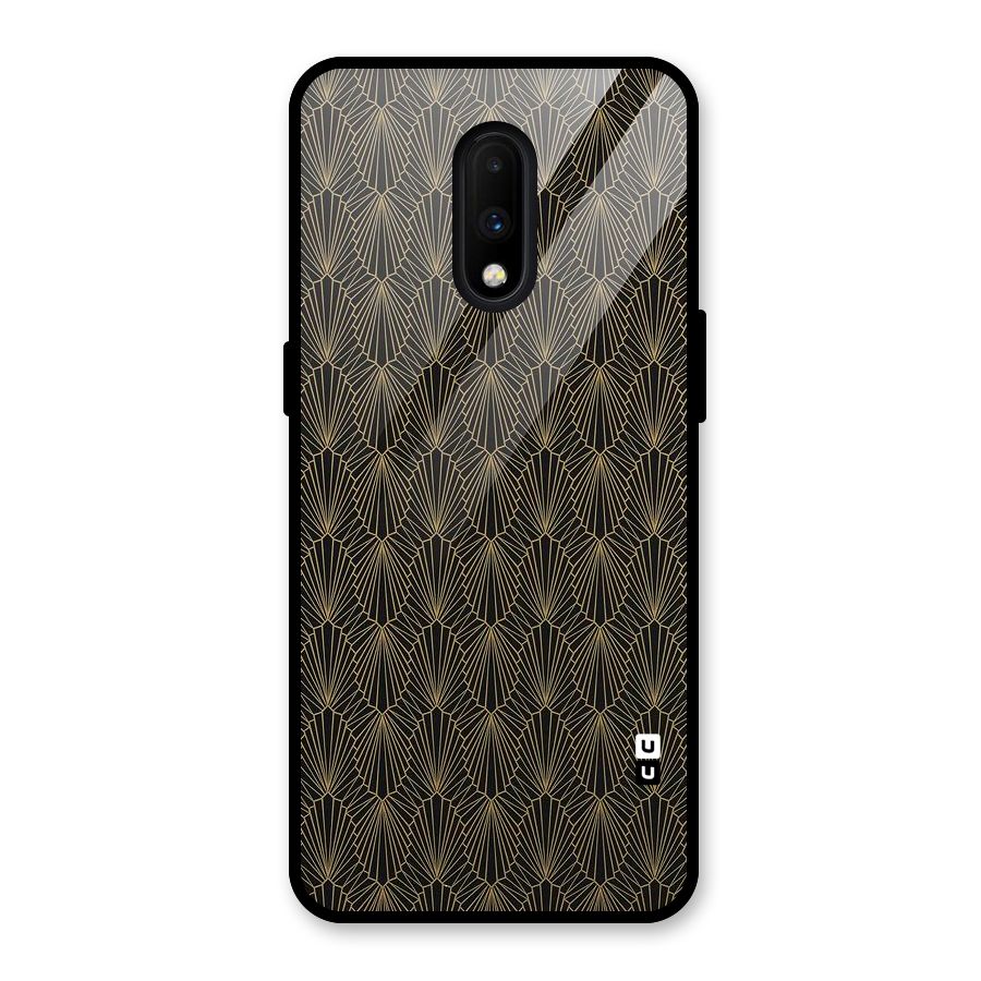 Small Hills Lines Glass Back Case for OnePlus 7