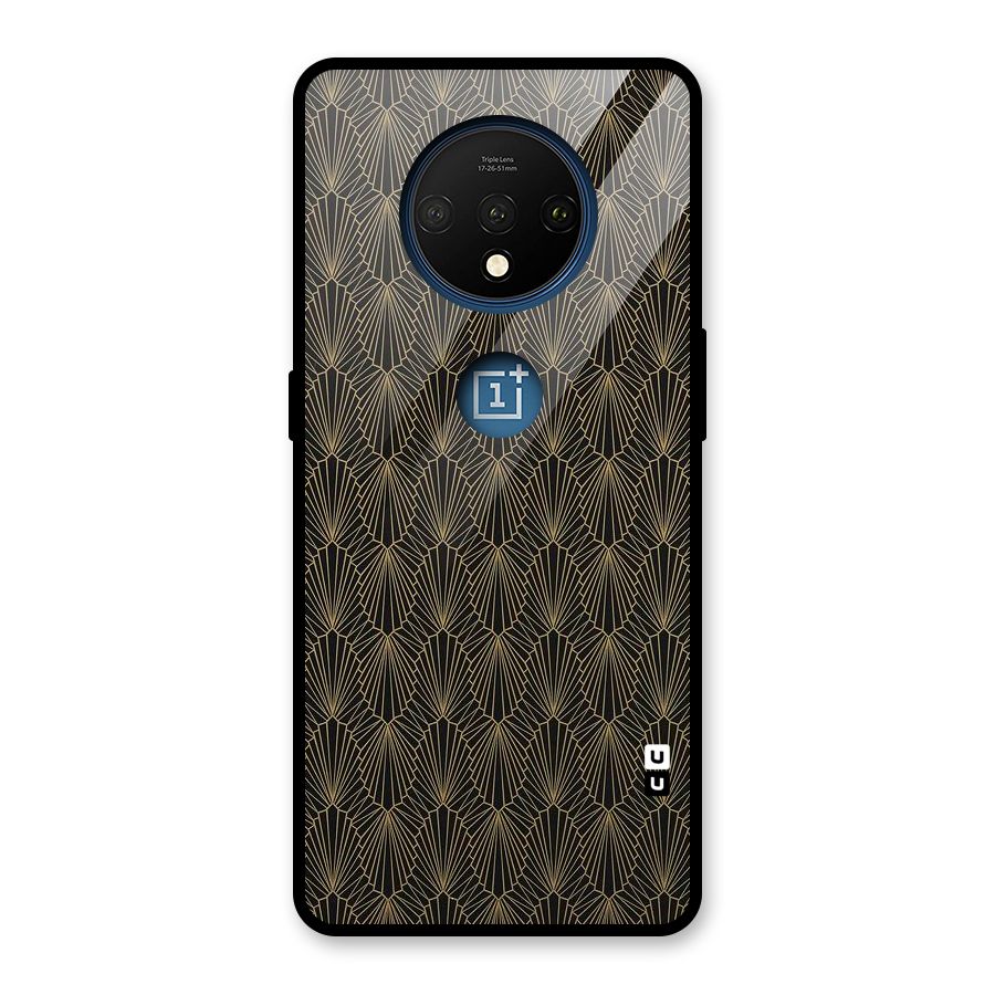 Small Hills Lines Glass Back Case for OnePlus 7T