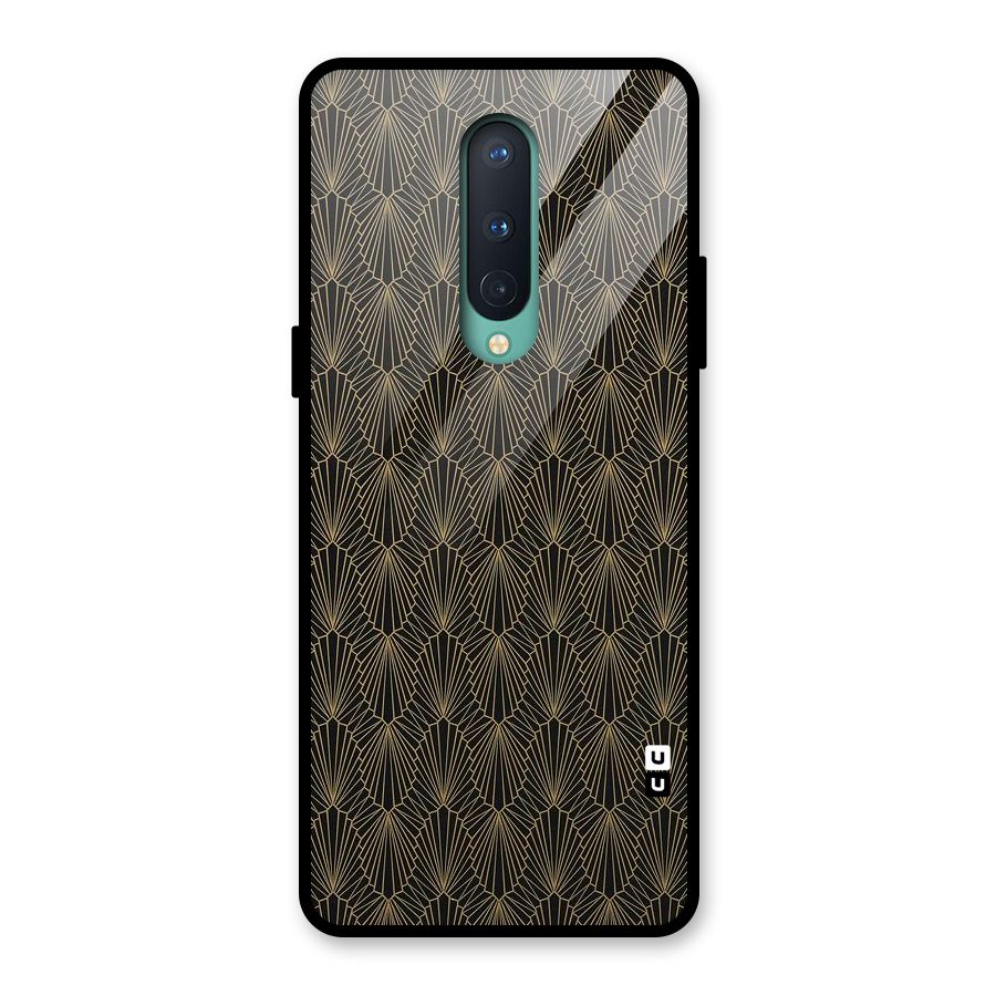 Small Hills Lines Glass Back Case for OnePlus 8