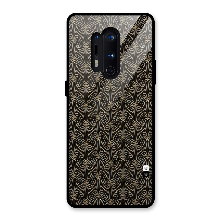 Small Hills Lines Glass Back Case for OnePlus 8 Pro