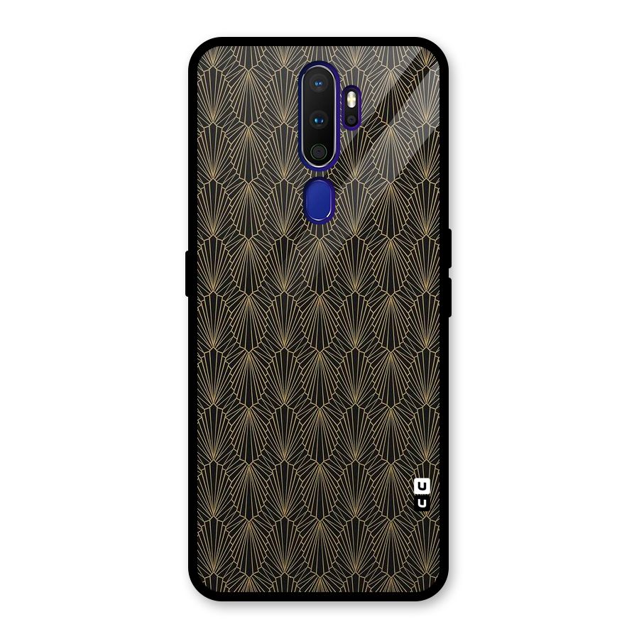 Small Hills Lines Glass Back Case for Oppo A9 (2020)
