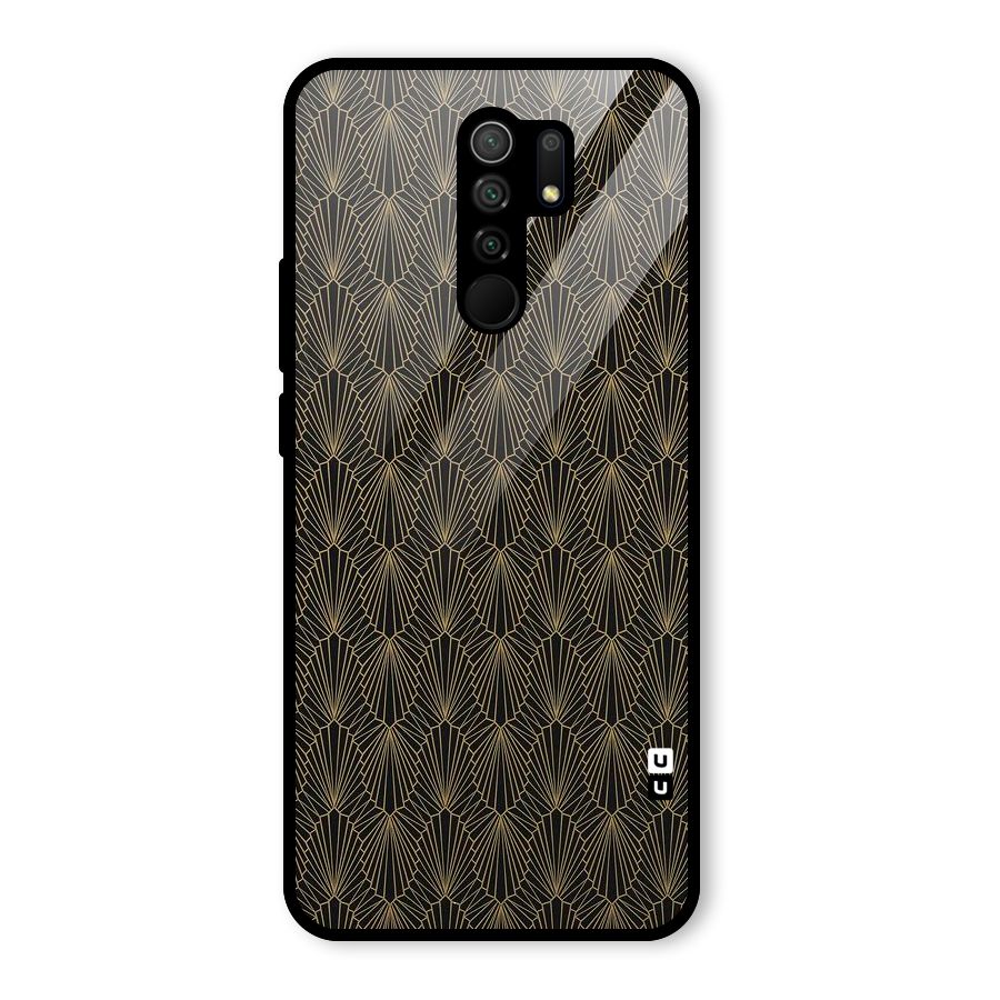 Small Hills Lines Glass Back Case for Poco M2