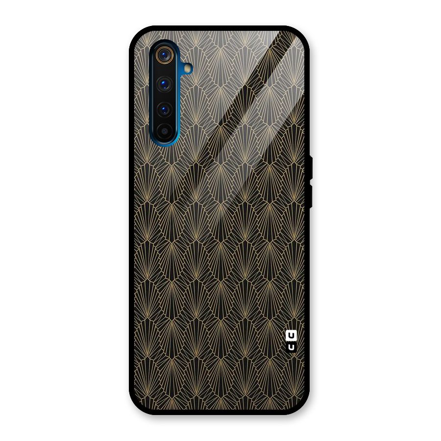Small Hills Lines Glass Back Case for Realme 6 Pro