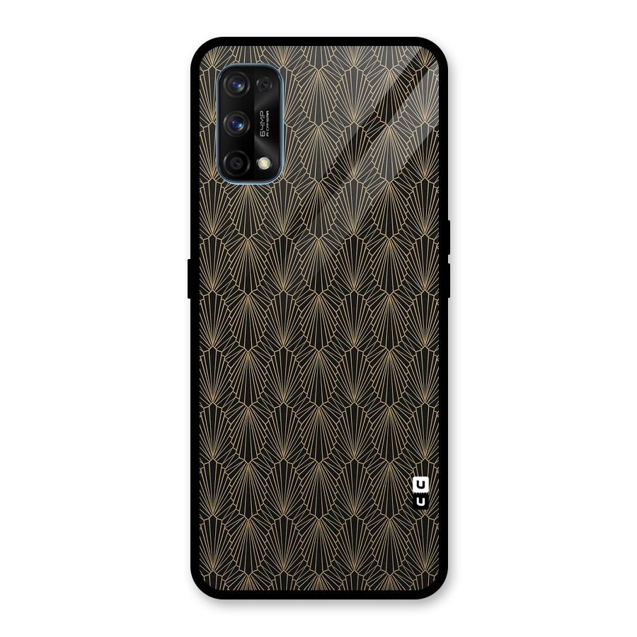 Small Hills Lines Glass Back Case for Realme 7 Pro