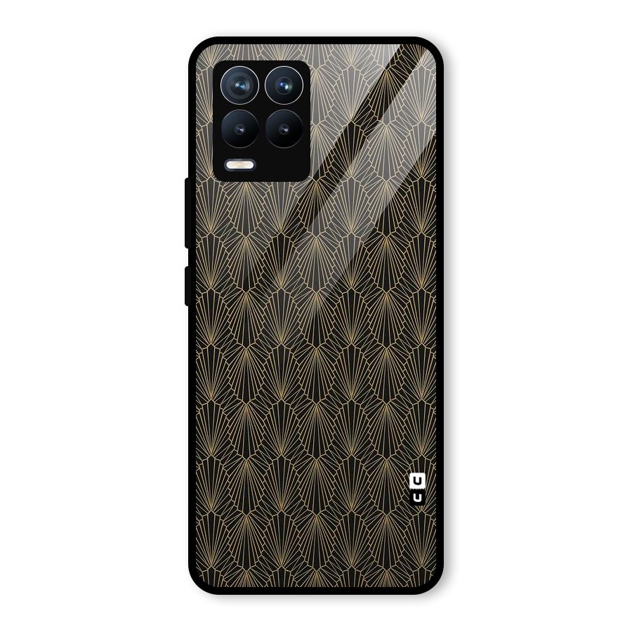 Small Hills Lines Glass Back Case for Realme 8